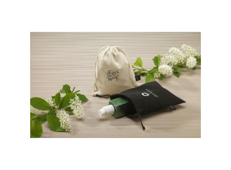Gift Pouch Naturel GRS Recycled Cotton (150 g/m²) S bedrucken