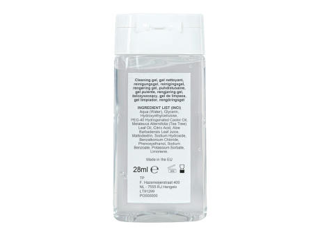 Handreinigungsgel Made in Europe 28ml bedrucken