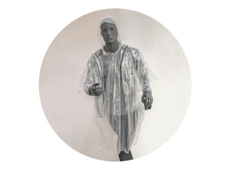 Biologisch abbaubarer Regenponcho Werbeartikel