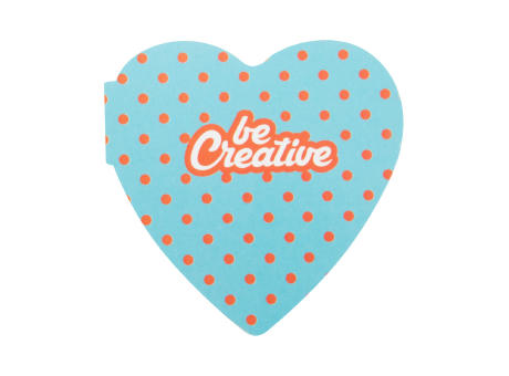 Individuelle Haftnotizen CreaStick Heart Werbeartikel