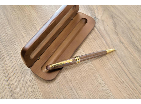 Walnussholz-Drehkugelschreiber Noa Werbeartikel