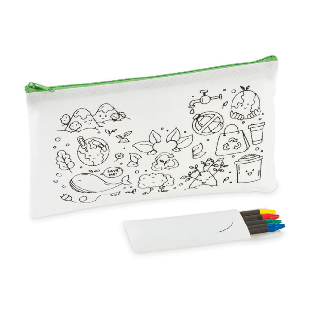 Product image Schlampermäppchen mit Stiften Werbeartikel