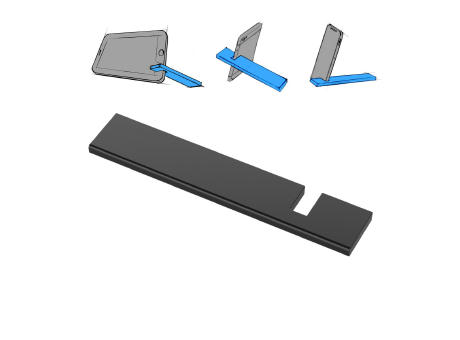 Mobile device holder "Upprett" Werbeartikel