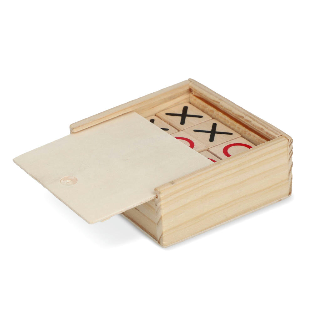Product image Tic Tac Toe Set in Holzkiste Werbeartikel