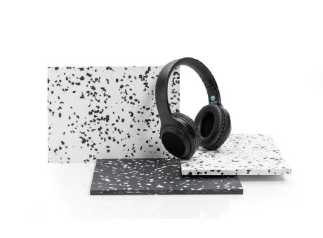 Kopfhörer aus RCS Standard recyceltem Kunststoff Werbeartikel