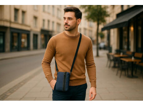 Organizer-Täschchen 'Soria', Mitternachtsblau bedrucken