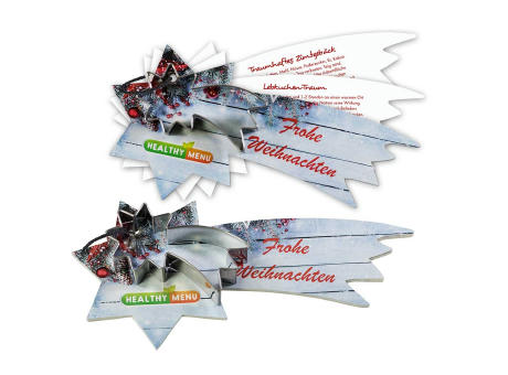 Backförmchen mit Rezeptblock - Komet Werbeartikel