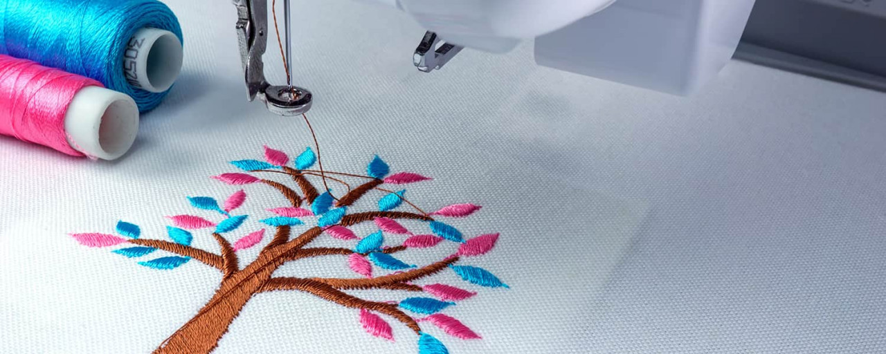 Beispiel für eine Stickerei