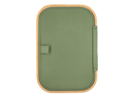 InSideOut faltbarer Korb mit Deckel Sogne 38 x 26 x 25cm rPET Werbeartikel