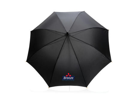 23" Impact AWARE™ RPET 190T Auto-Open Bambus-Schirm Werbeartikel