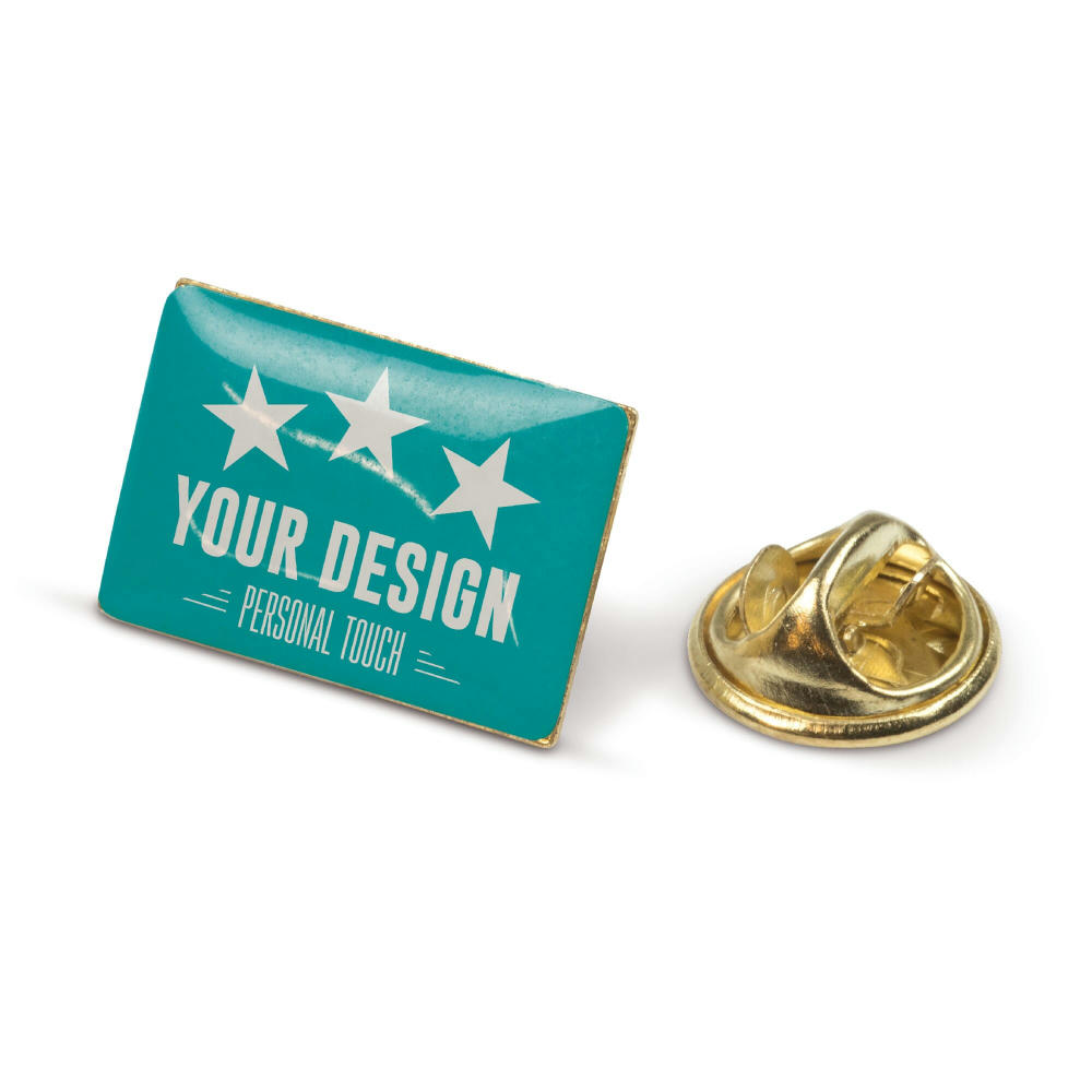 Product image Metall Pin rechteckig 19x13mm Werbeartikel