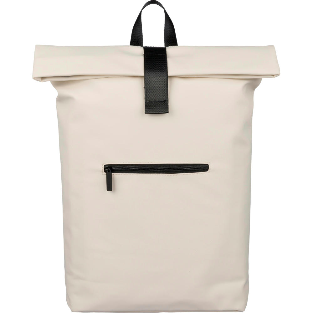 Recycelter PU-Rucksack Naiya Werbeartikel