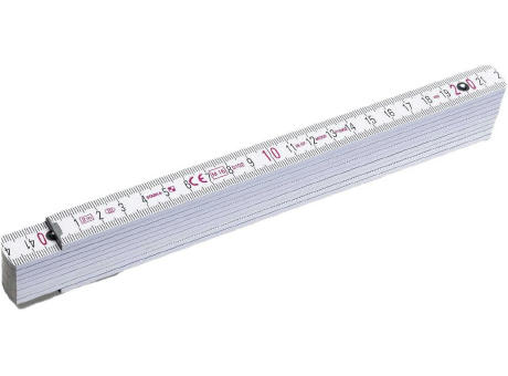 Faltbarer Zollstock aus Holz Jessica Werbeartikel