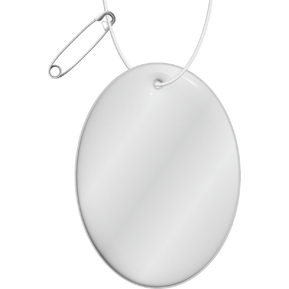 Product image RFX™ H-16 ovaler, leichter, reflektierender PVC-Anhänger Werbeartikel