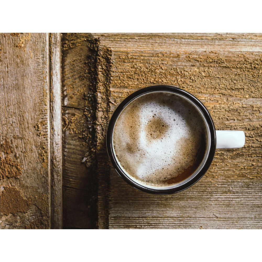 Retro Emaille Tasse 350 ml Werbeartikel