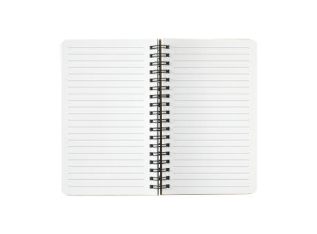 Notebook made from Stonewaste-Bamboo A6 Notizbuch Werbeartikel