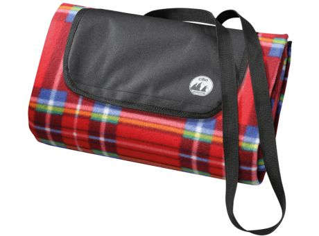 Cilio Picknick-Decke WEEKEND rot bedrucken