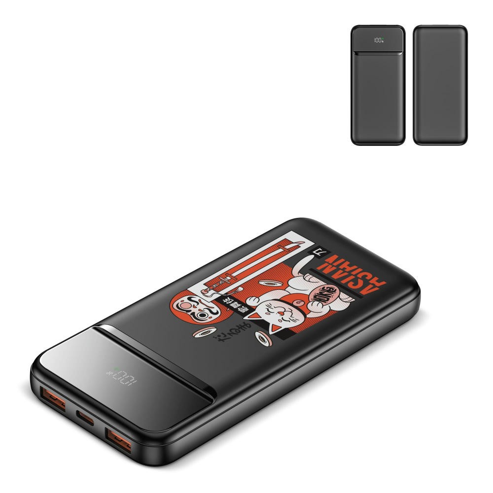 Product image Nolu Powerbank mit LED-Anzeige 10.000 mAh Werbeartikel