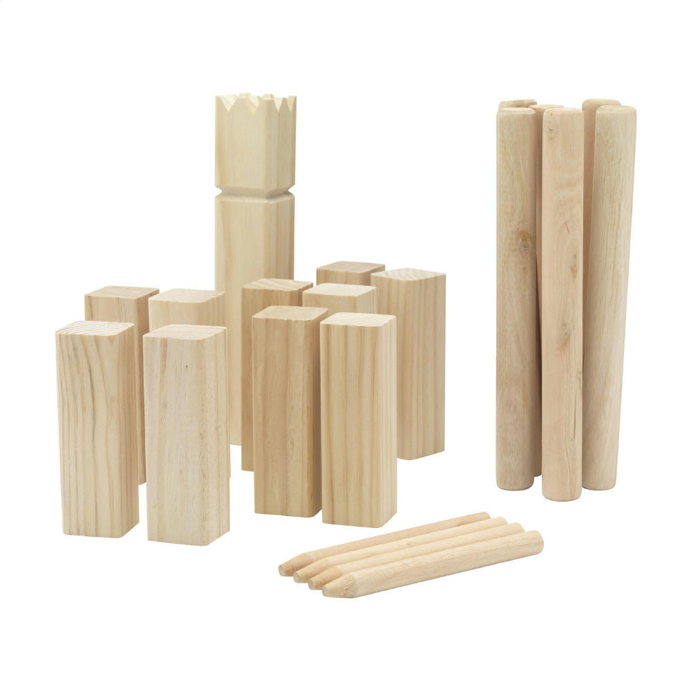 Kingdom Kubb Outdoor Game Spiel Werbeartikel