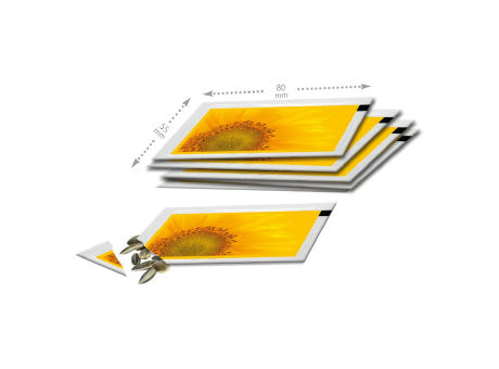 Product image Samentütchen Zwergsonnenblume 80 x 55 mm Werbeartikel