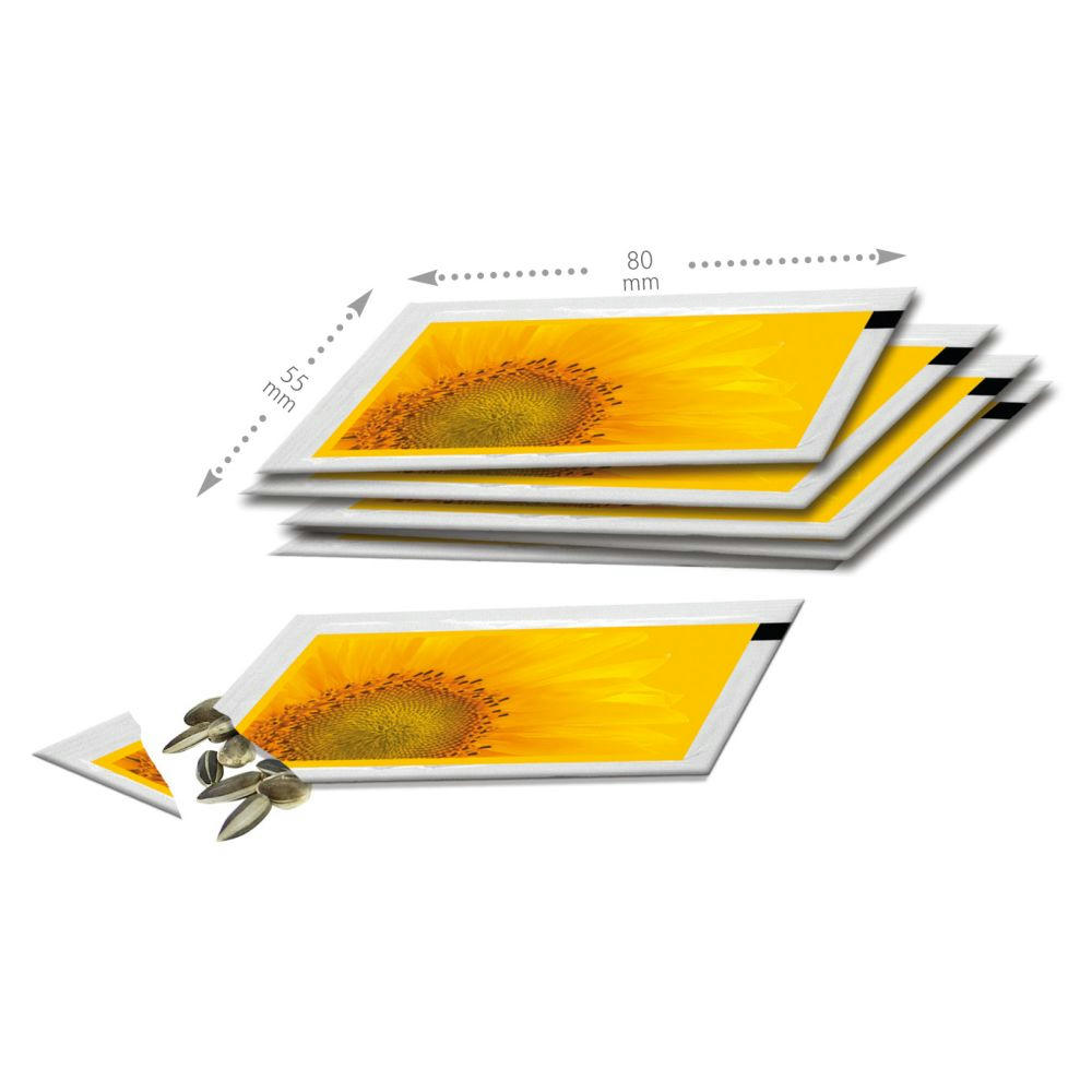 Product image Samentütchen Zwergsonnenblume 80 x 55 mm Werbeartikel