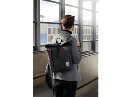 TROIKA Roll Top Rucksack BUSINESS ROLL TOP Werbeartikel