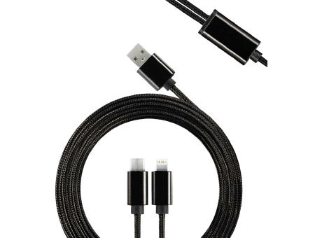 Product image 3-in-1 Multifunktionskabel Kabel mit Datentransferfunktion Werbeartikel