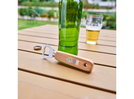 Kapselheber aus Holz Travis bedrucken