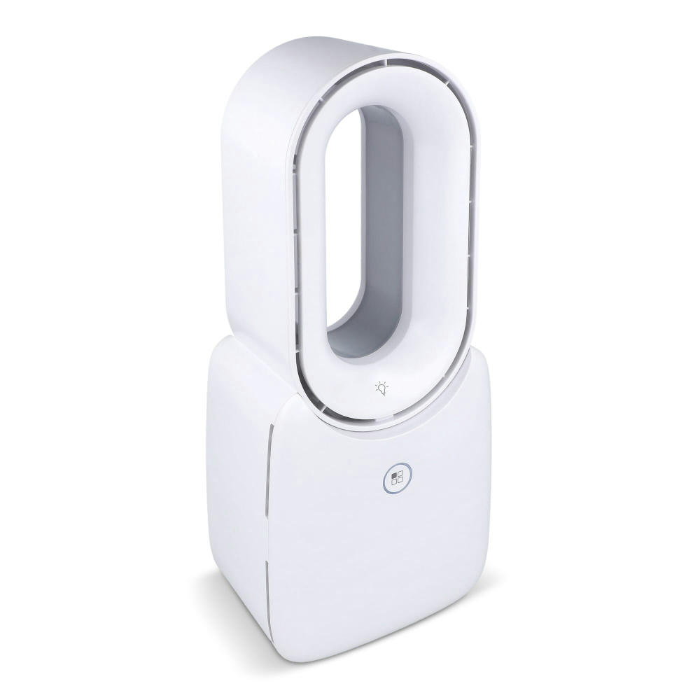inSideOut Brislux – Rotorloser Softwind-Ventilator mit LED-Licht Werbeartikel