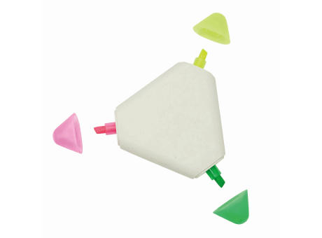 MARK IT 2.0 - Dreieckiger Textmarker Werbeartikel