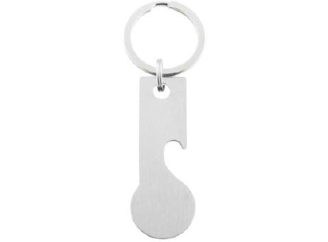 Product image Metmaxx® EK-Schlüsselanhänger "Style&Open" silber Werbeartikel