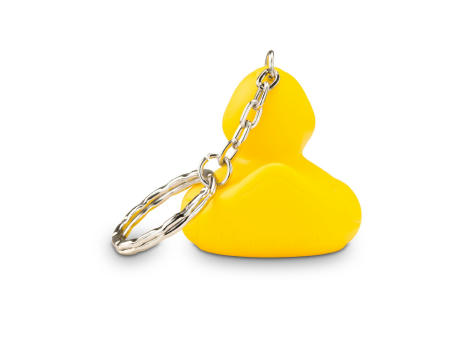 Werbeente Emma XS mit Schlüsselanhänger, ca. 5 cm bedrucken