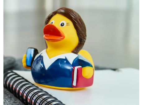 Quietsche-Ente Businesswoman Werbeartikel