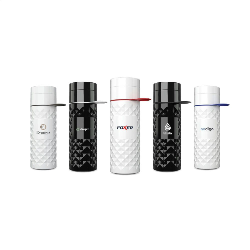 Join The Pipe Nairobi Ring Bottle White 500 ml Flasche Werbeartikel