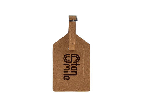 Eco Luggage Tag Cork Werbeartikel