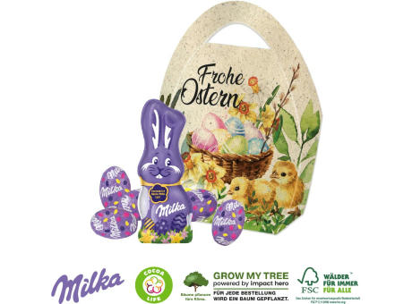 PREMIUM OSTEREI MIT SCHOKOLADE VON MILKA Werbeartikel