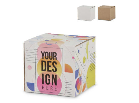 Individuell gestaltete Geschenkbox Tassen klein Werbeartikel