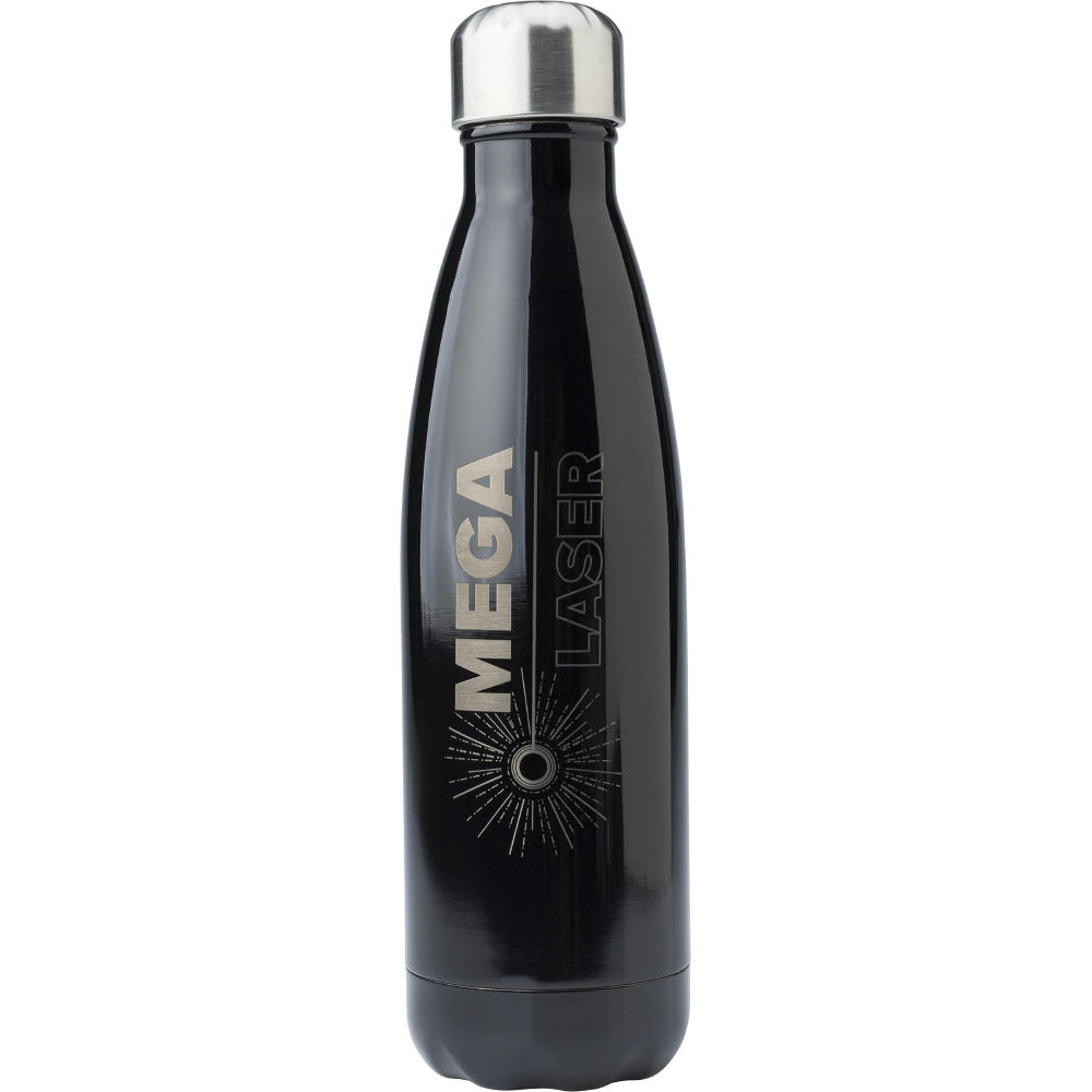 Doppelwandige Trinkflasche aus Edelstahl Lombok Werbeartikel