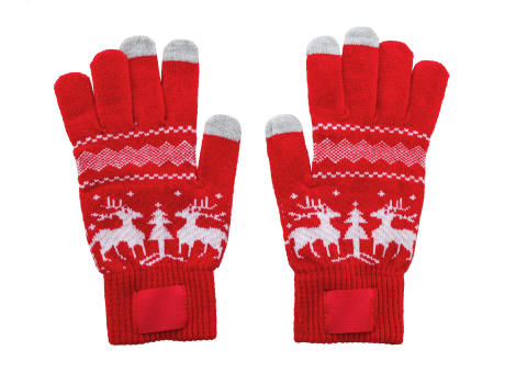Weihnachtliche Touchscreen-Handschuhe Skandihand Werbeartikel