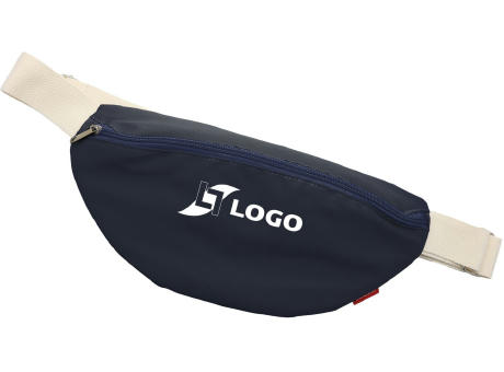 Gürteltasche 'Malaga', Polycotton Mitternachtsblau bedrucken