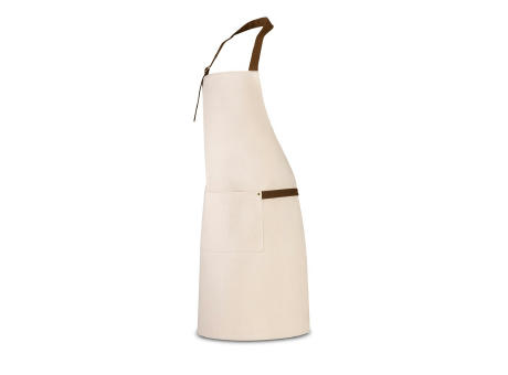HOLM. Schürze aus 100% Canvas-Baumwolle (320 g/m²) mit Metalldetails Werbeartikel