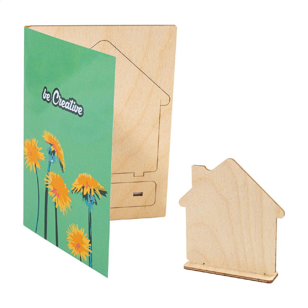 Product image individuelle Puzzle-Postkarte, Haus SendCraft Werbeartikel