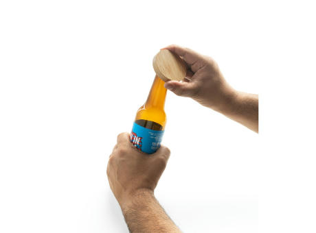 AMCHUR. Untersetzer aus Bambus mit Flaschenöffner bedrucken