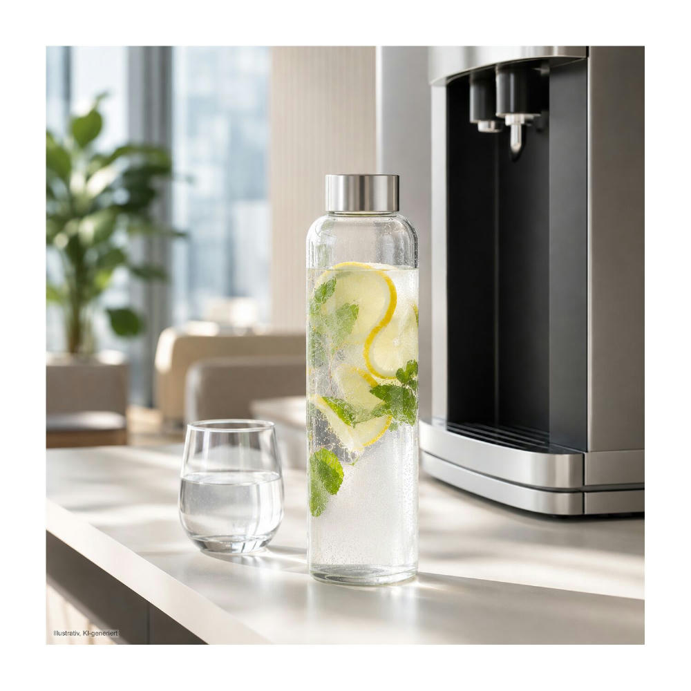 ROMINOX® Glaskaraffe // Pura 500 ml, auch für Kohlensäure geeignet Werbeartikel