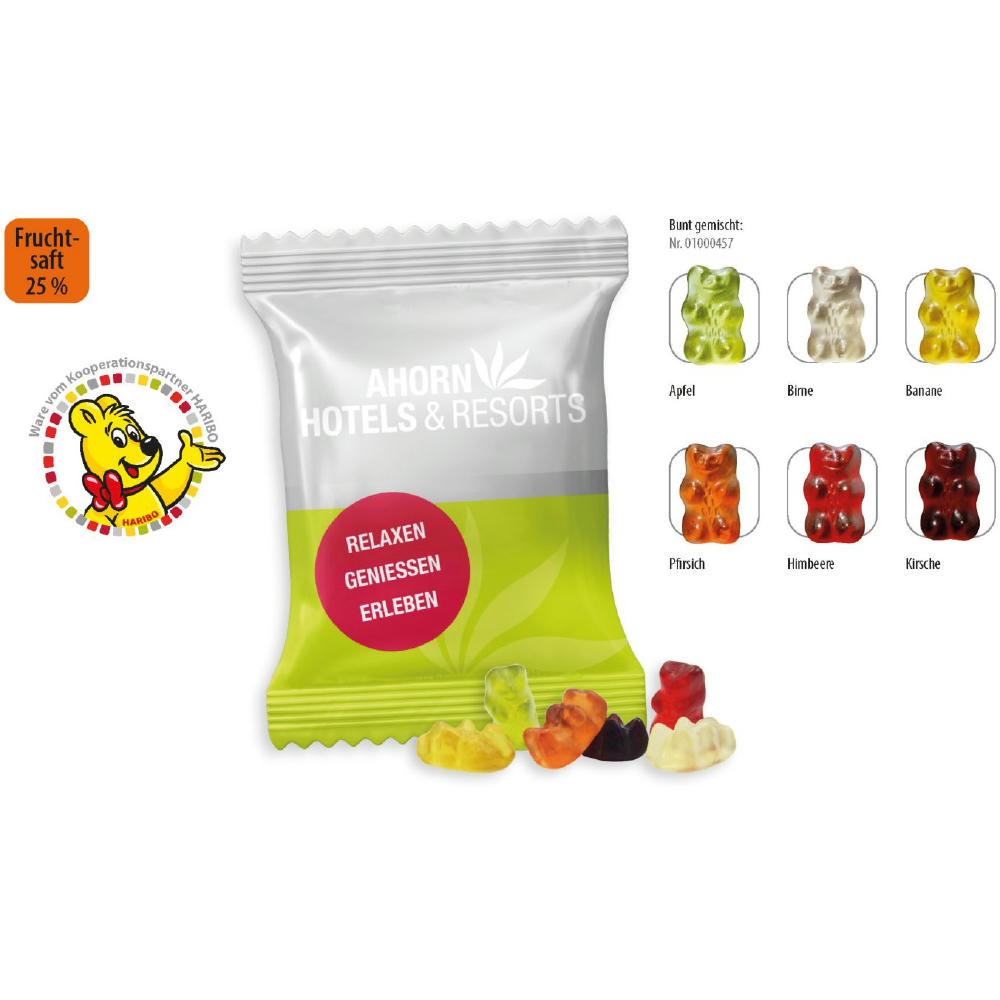 Product image HARIBO Mini Saft-Goldbären Werbetüte, 10 g, Inhalt: HARIBO Mini Saft Goldbären Werbeartikel