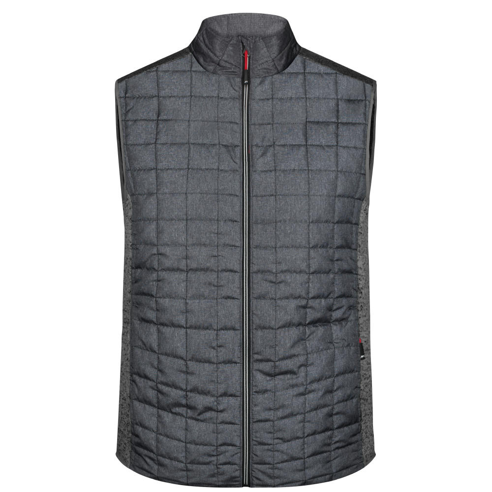 Product image Men's Knitted Hybrid Vest - Weste im stylischen Materialmix Werbeartikel
