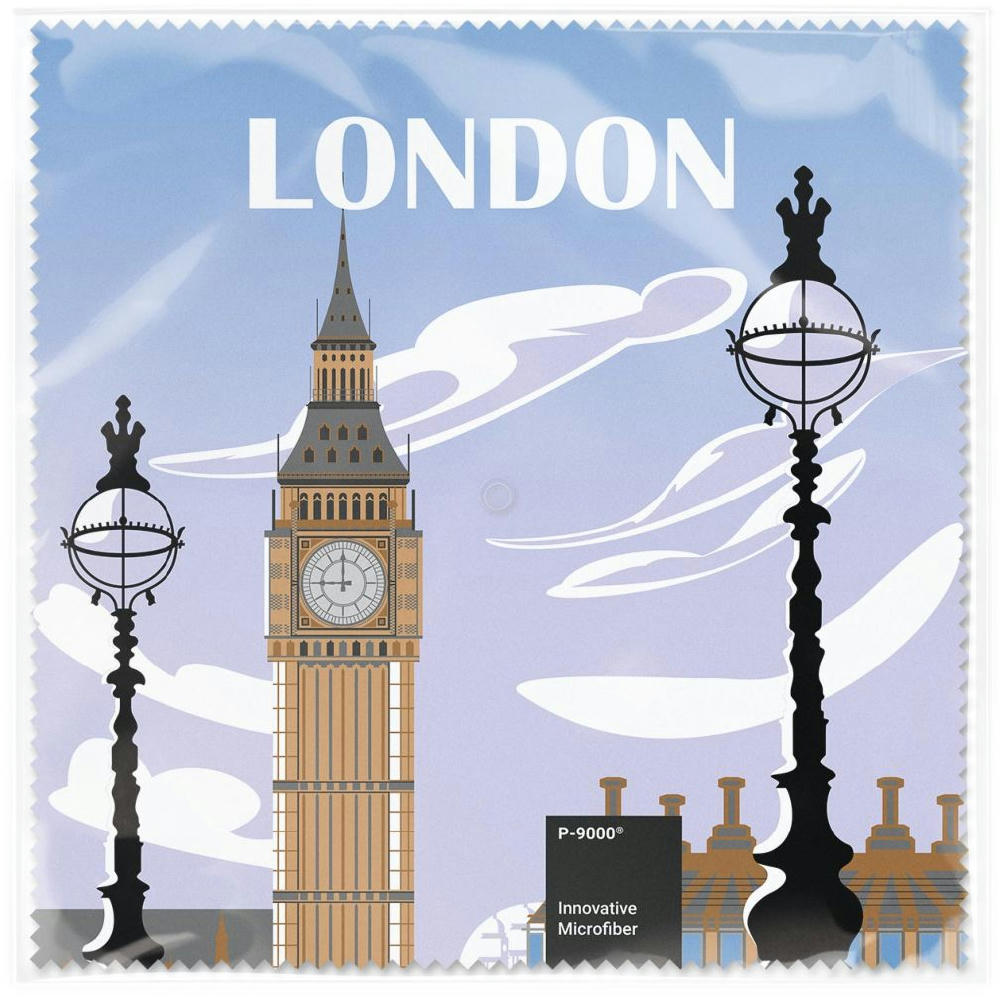 Product image POLYCLEAN Brillenputztuch 20x20 cm im Polybeutel, All-Inclusive-Paket Werbeartikel