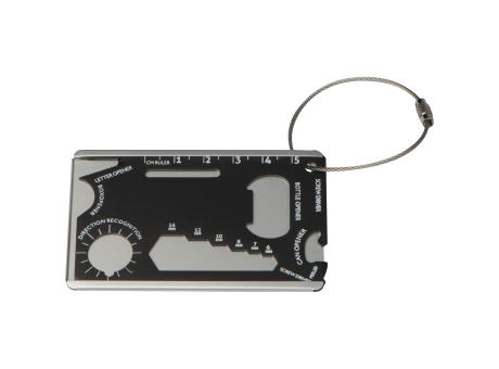 Survival Kofferanhänger aus Aluminium bedrucken