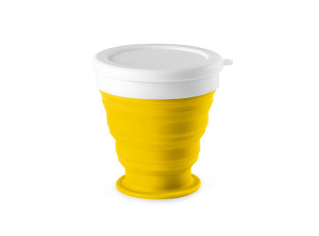 Product image ASTRADA. faltbarer Reisebecher aus Silikon und PP 250 ml bedrucken