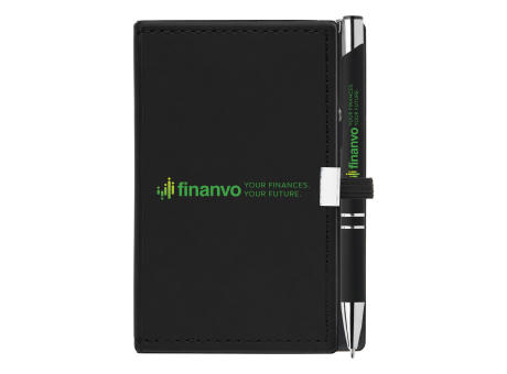 Caddy Notizbuch & Crosby  Kugelschreiber Geschenkset Werbeartikel